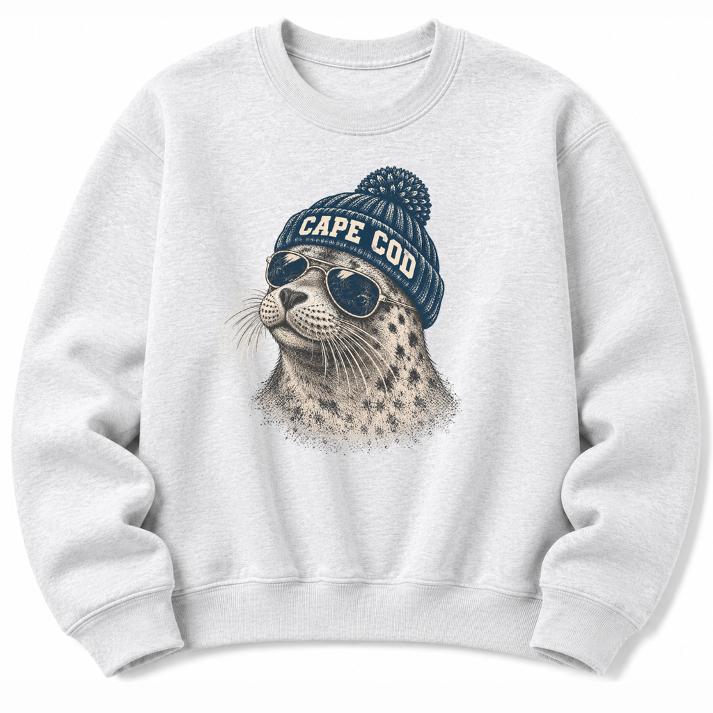 Otter Beanie Sweatshirt