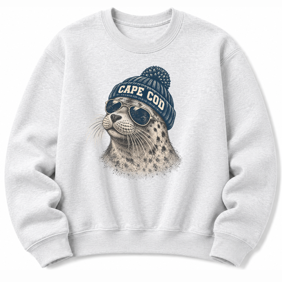 Otter Beanie Sweatshirt