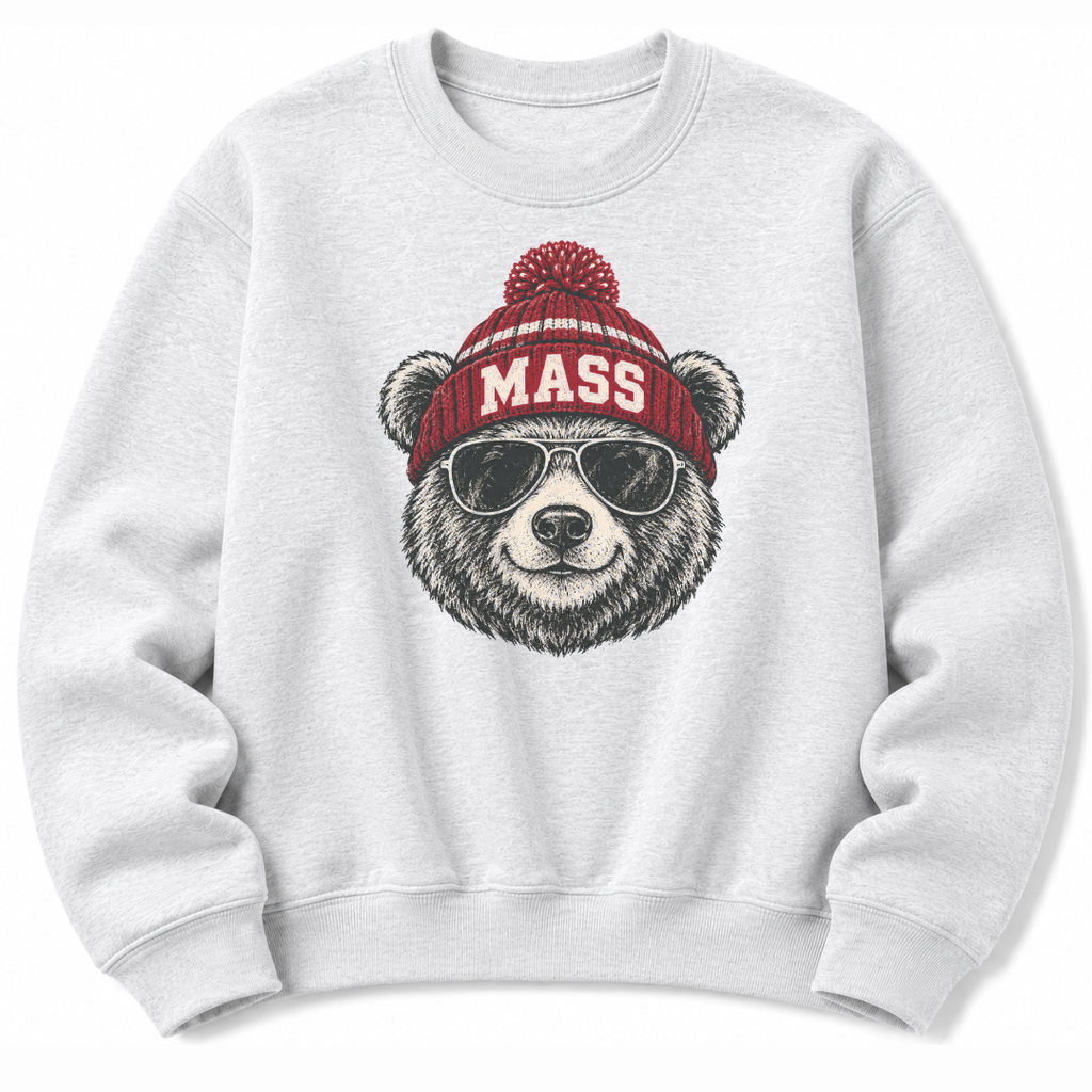Mass Bear  Beanie Sweatshirt