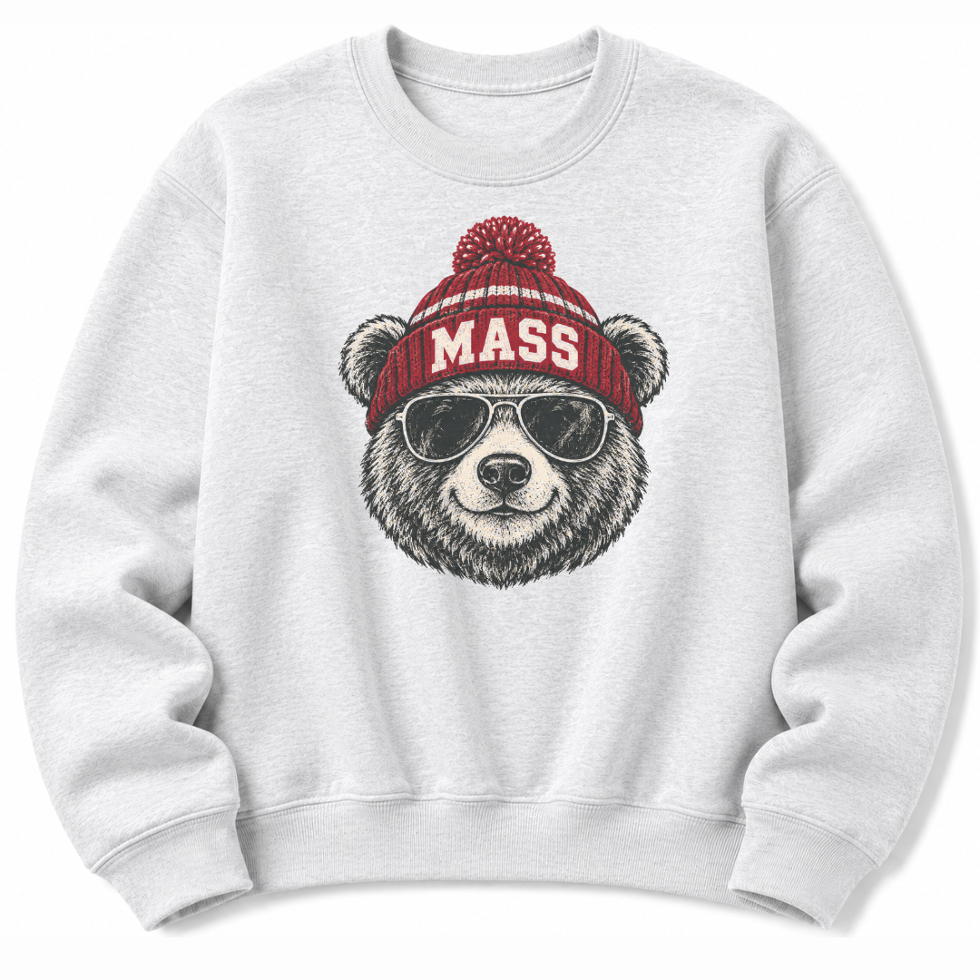 Mass Bear  Beanie Sweatshirt