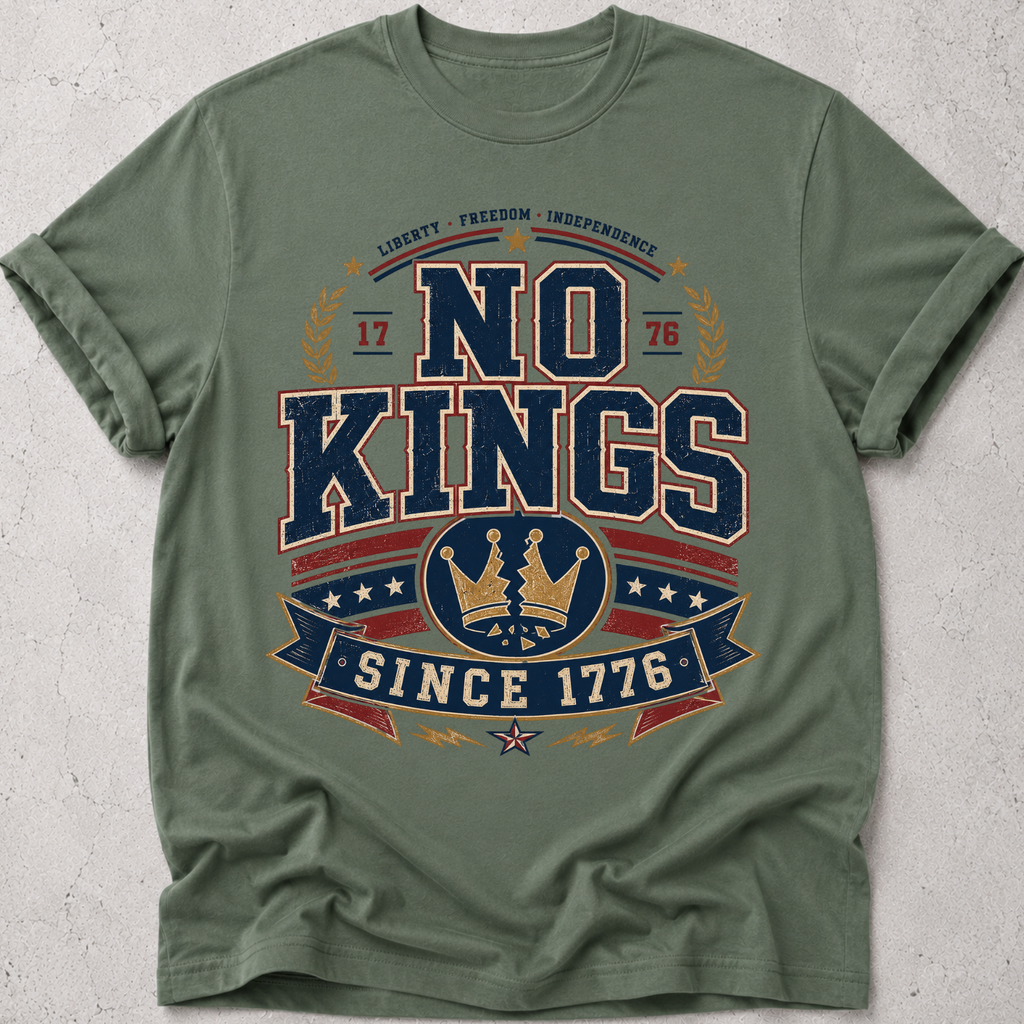 No Kings Varsity T-shirt