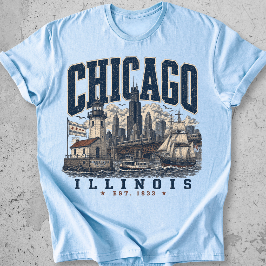 Chicago Cityscape  T-Shirt