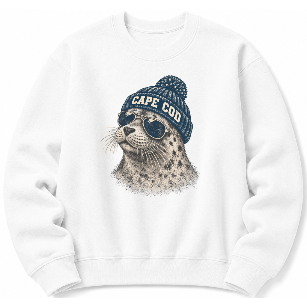 Otter Beanie Sweatshirt