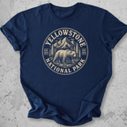 Retro Yellowstone Medallion Bear T-Shirt