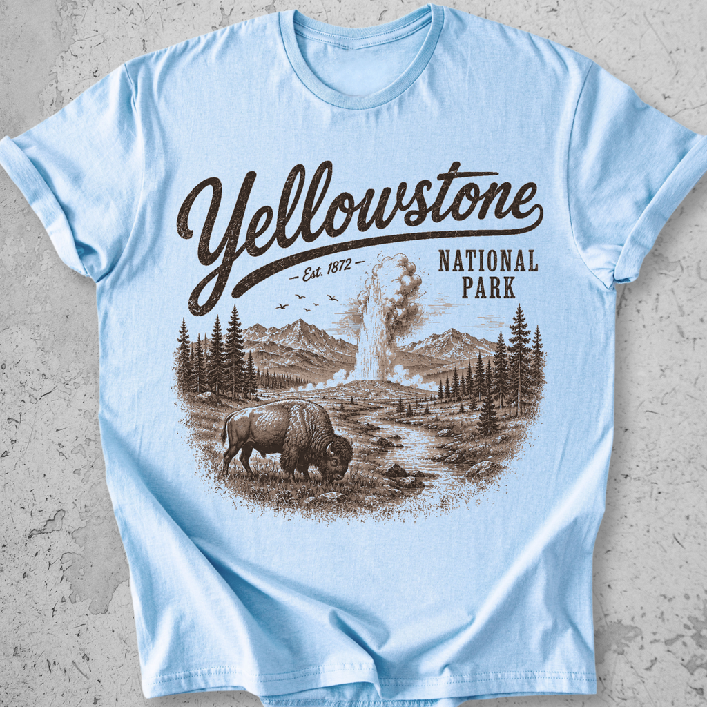 Yellowstone Vintage Bison T-Shirt