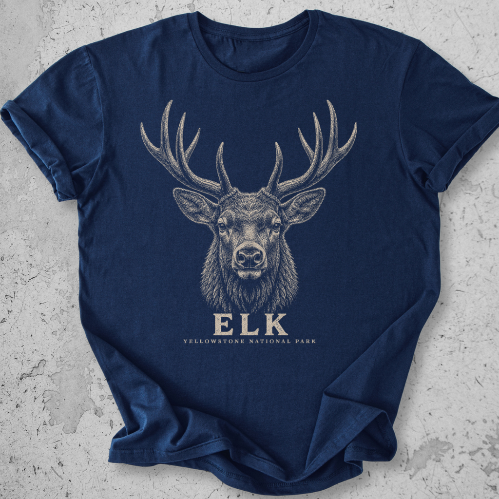 Yellowstone Elk  Head  T-Shirt