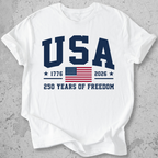 USA 250 Collegiate   T-Shirt