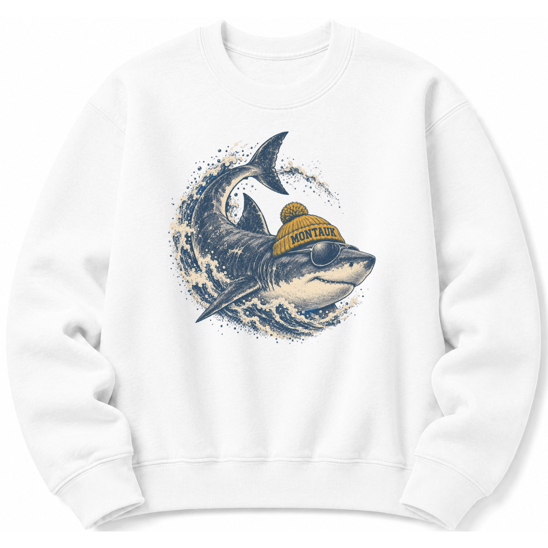Shark Beanie  Sweatshirt