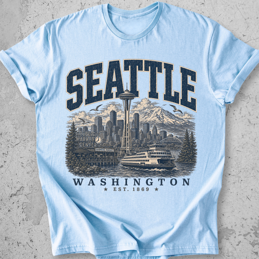 Seattle Cityscape T-Shirt