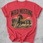 Wild Mustang Born Free T-Shirt