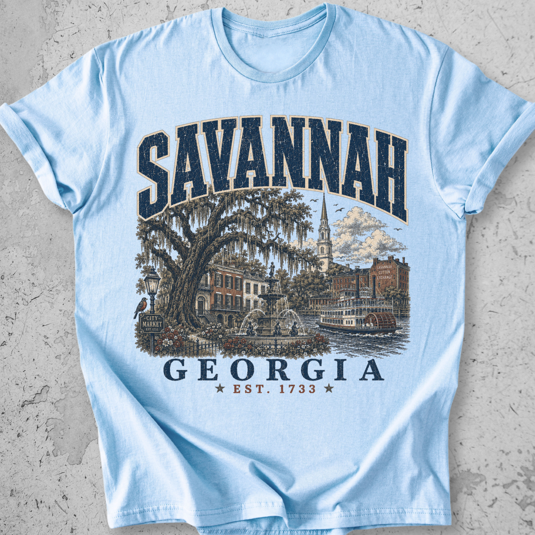 Savannah Cityscape T-Shirt