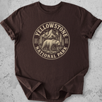 Retro Yellowstone Medallion Bear T-Shirt