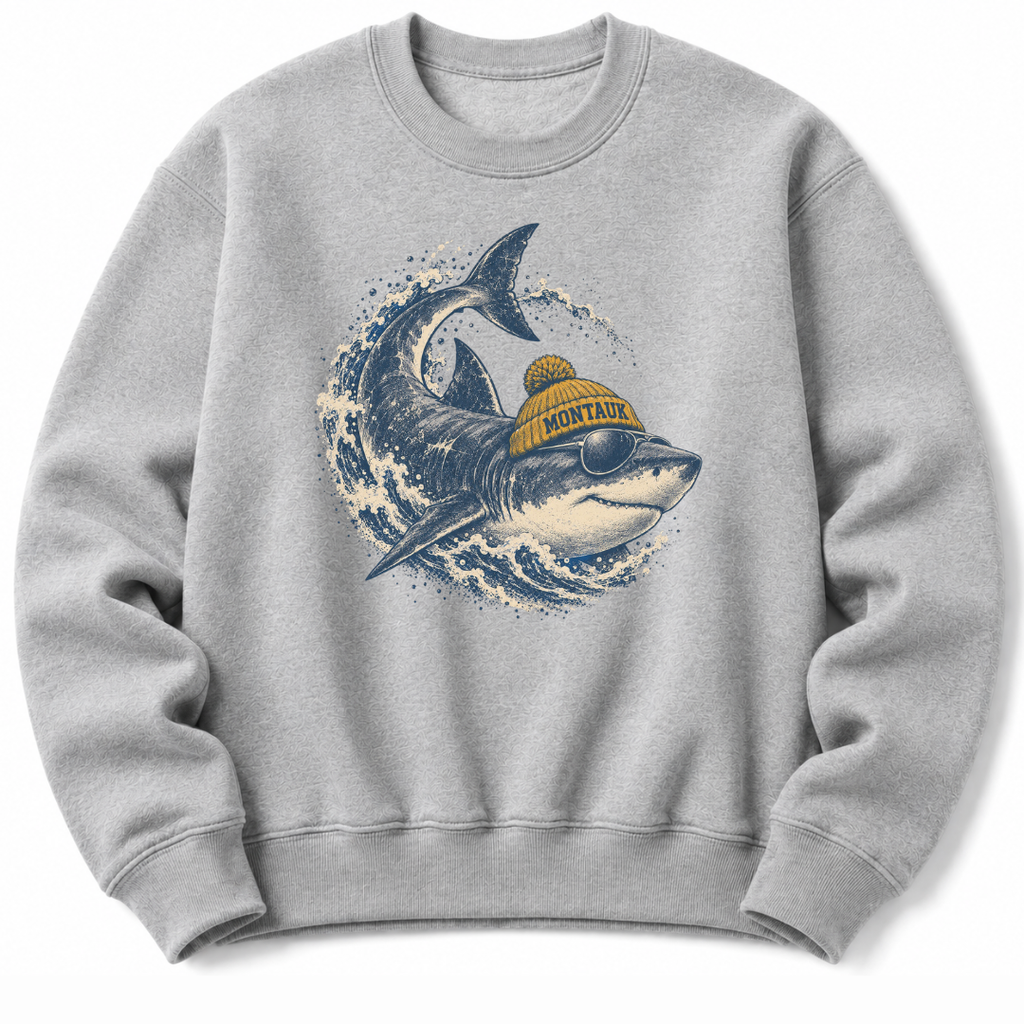 Shark Beanie  Sweatshirt