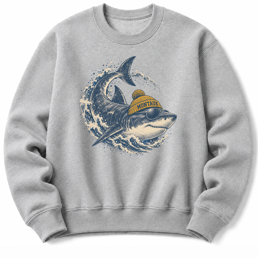 Shark Beanie  Sweatshirt
