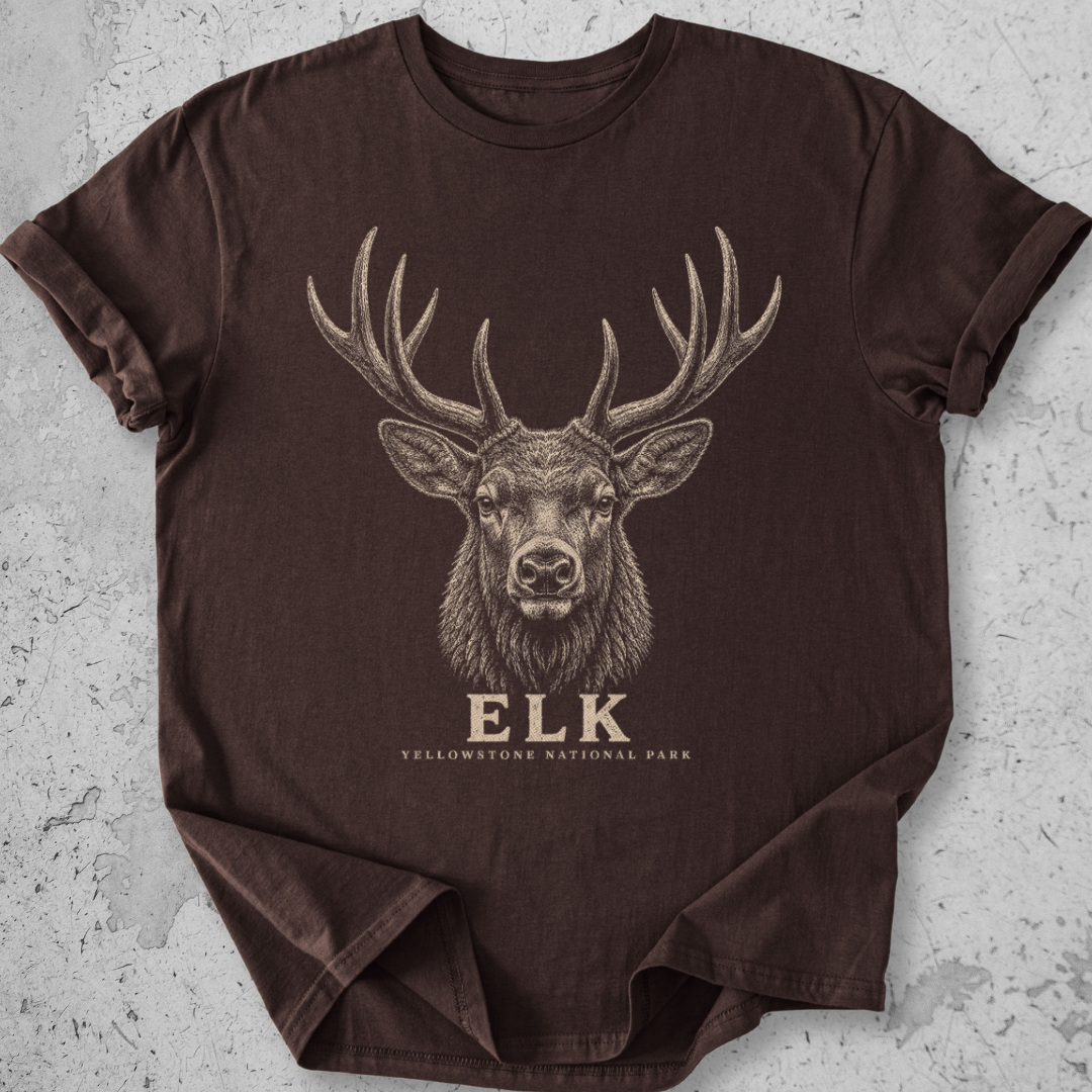 Yellowstone Elk  Head  T-Shirt