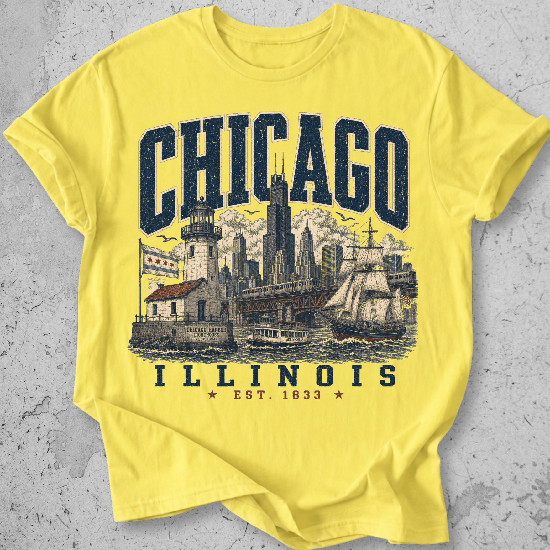 Chicago Cityscape  T-Shirt