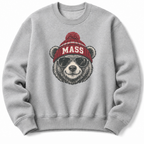 Mass Bear  Beanie Sweatshirt