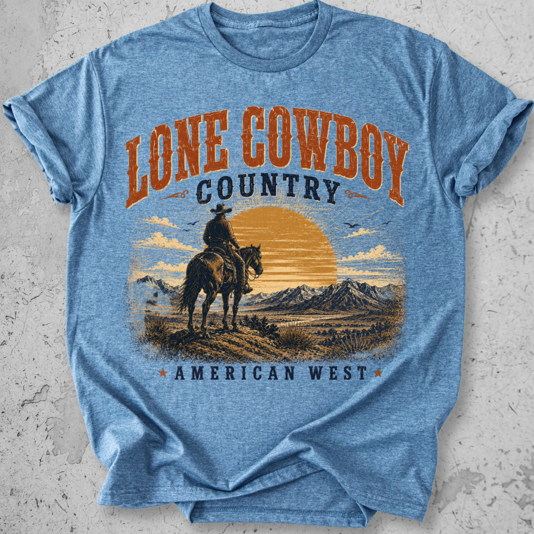 Lone Cowboy Country  T-Shirt