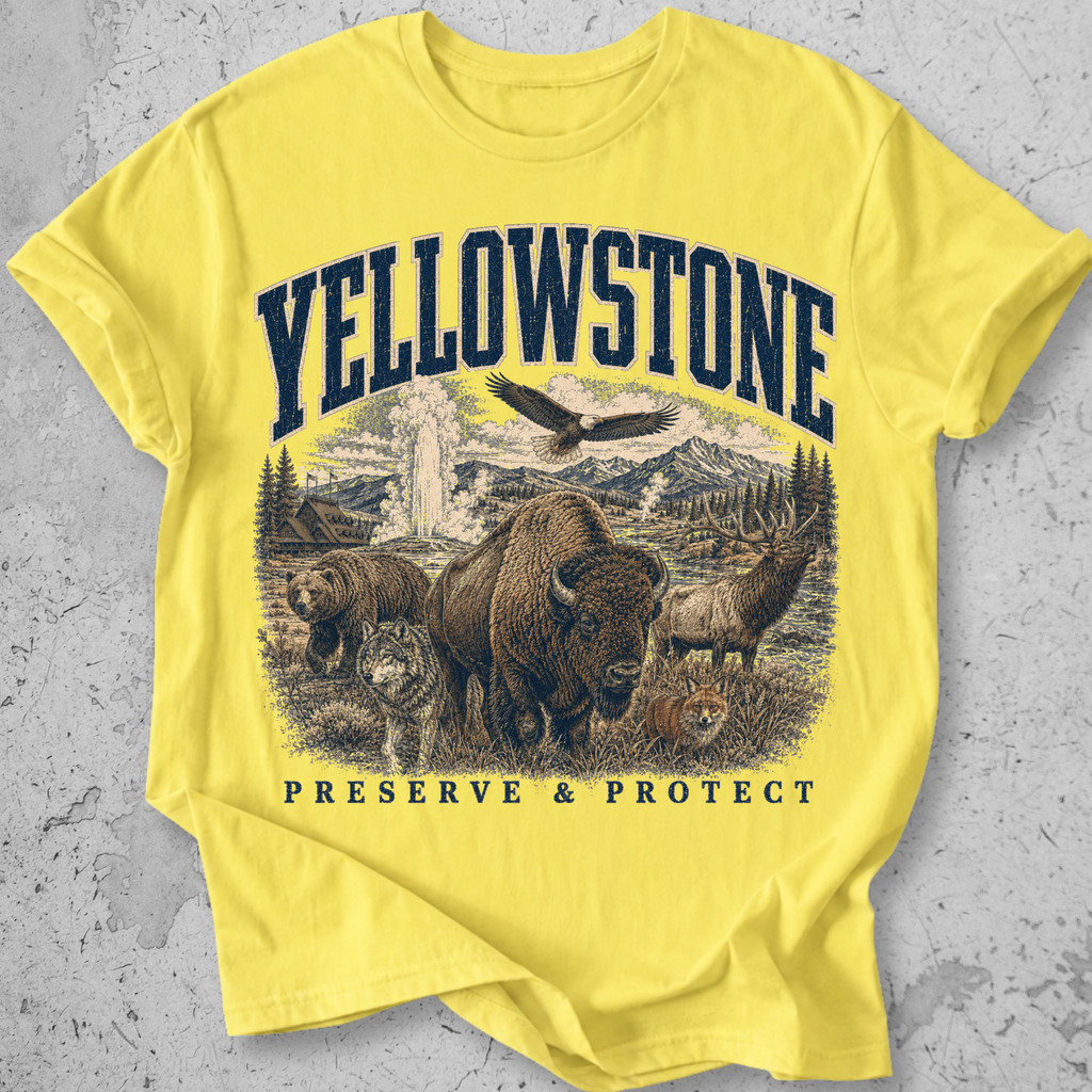 Yellowstone  Preserve & Protect  T-Shirt