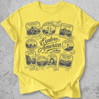 National Park Passport Stamps T-Shirt