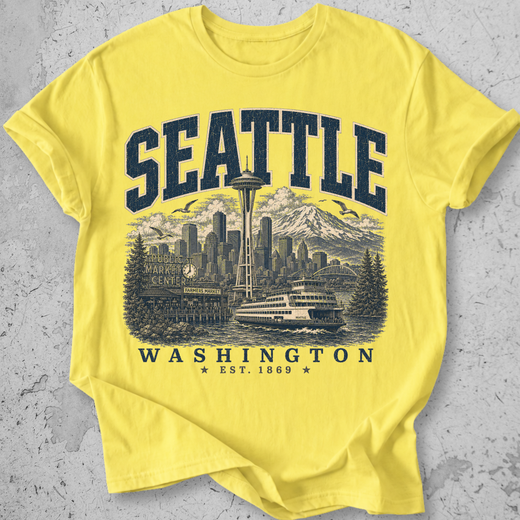 Seattle Cityscape T-Shirt
