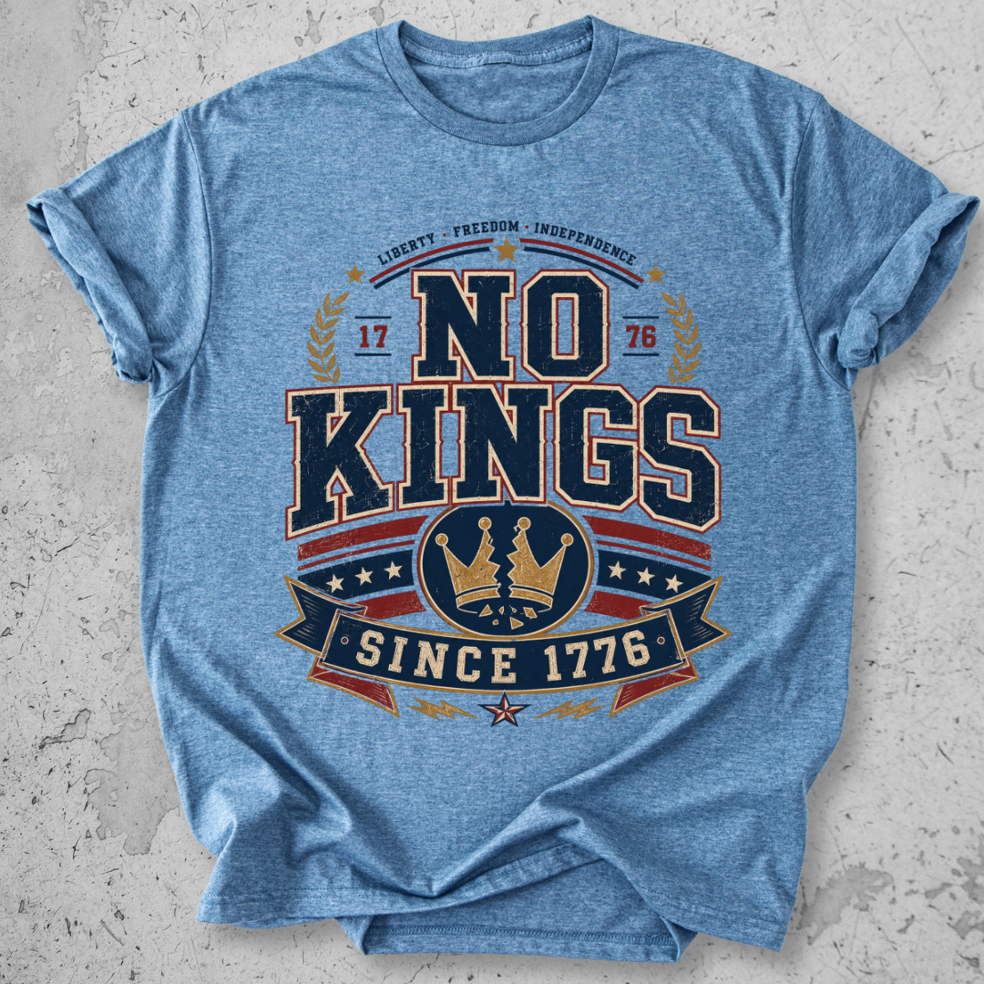 No Kings Varsity T-shirt