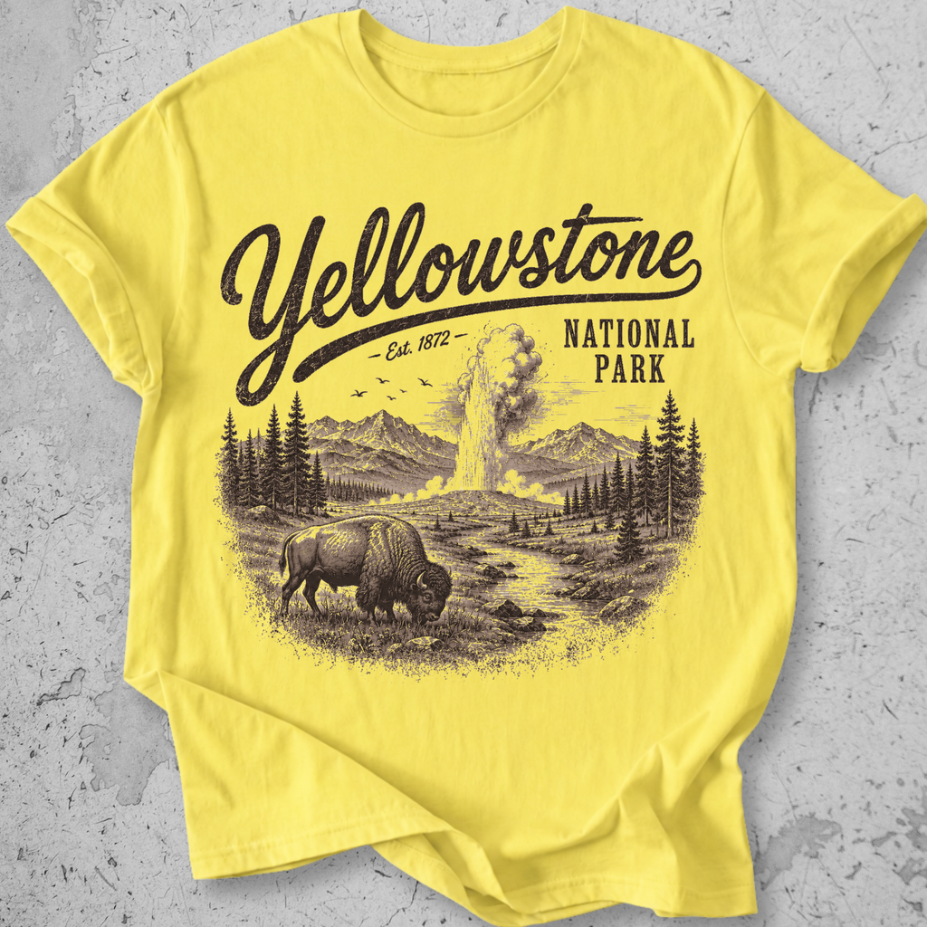 Yellowstone Vintage Bison T-Shirt