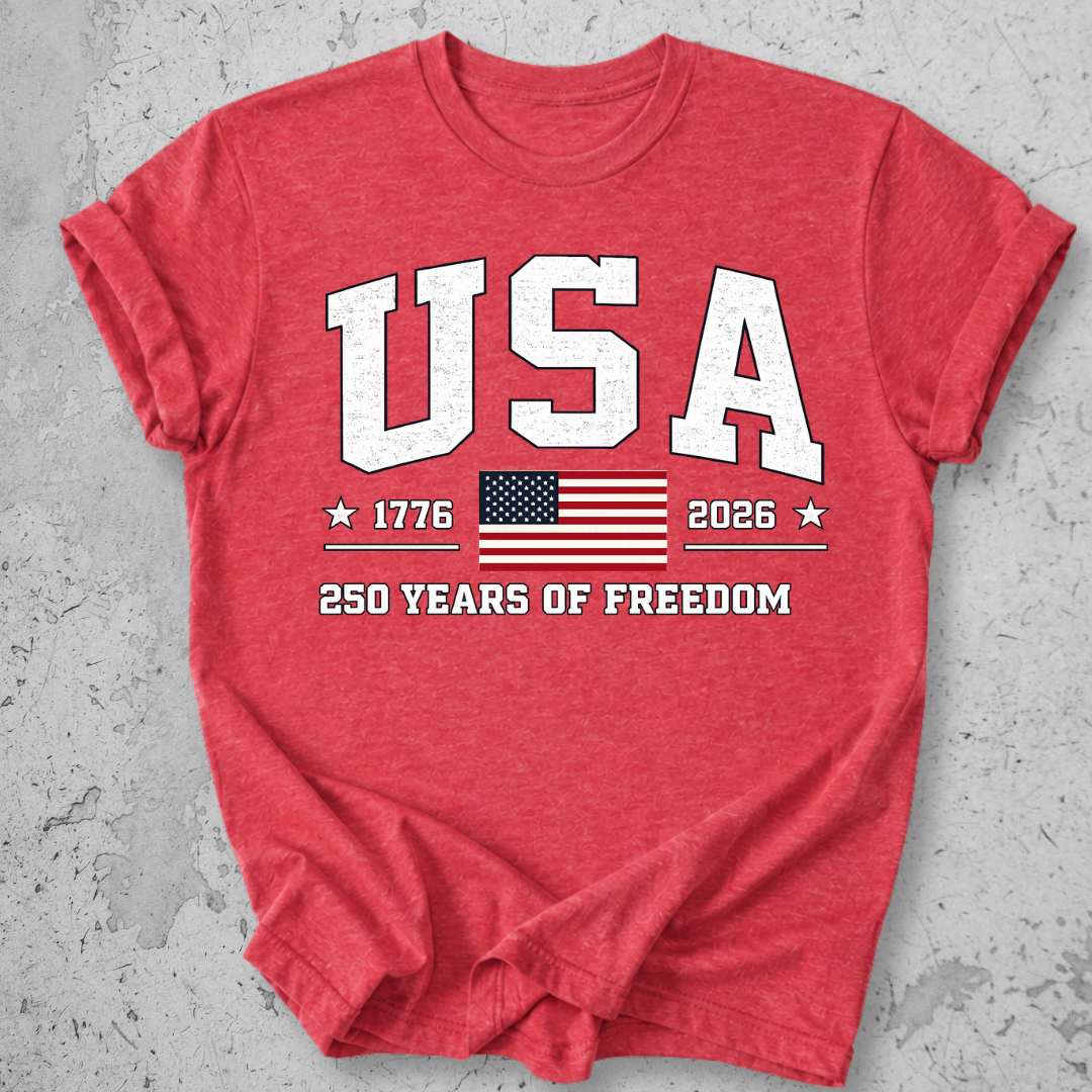 USA 250 Collegiate   T-Shirt