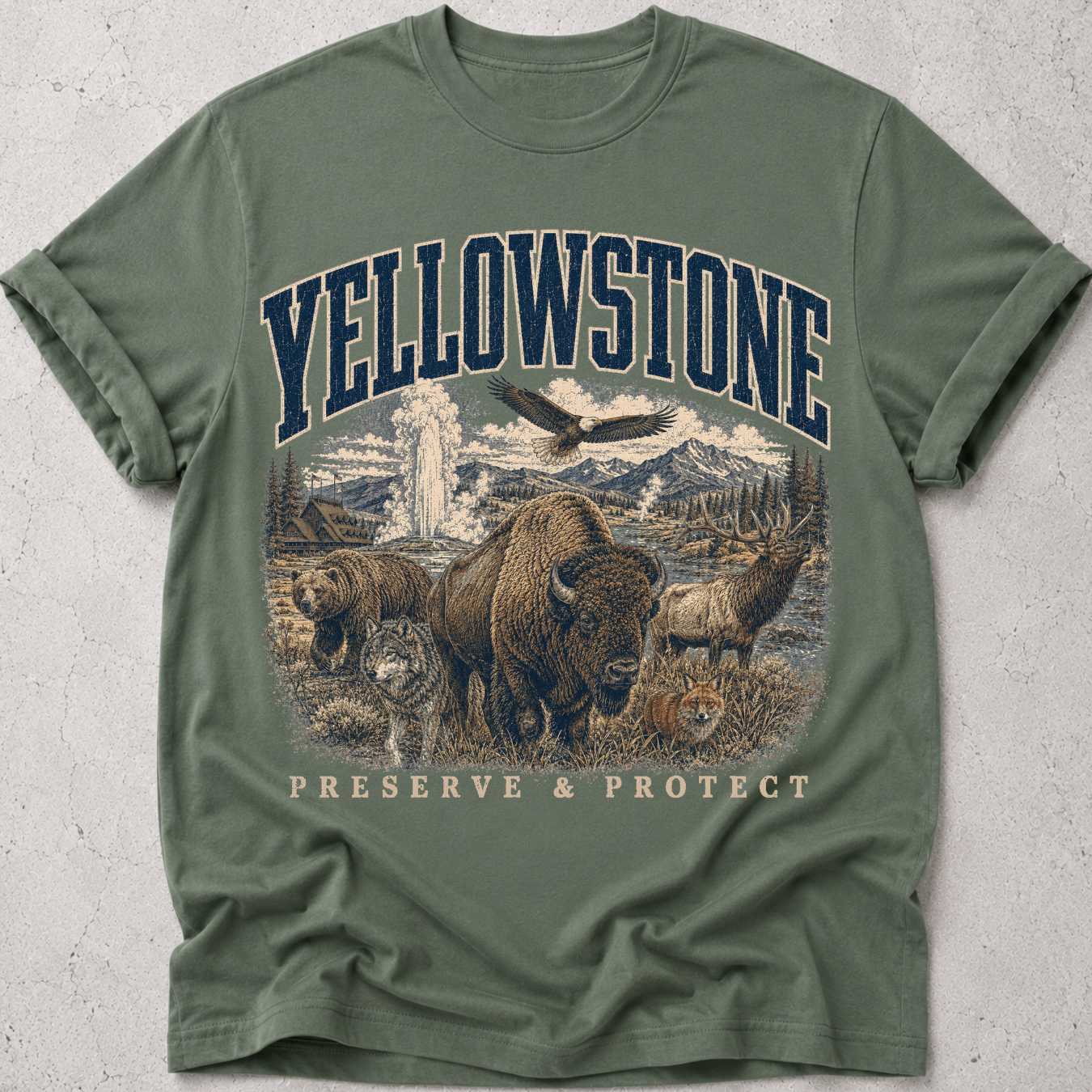 Yellowstone  Preserve & Protect  T-Shirt