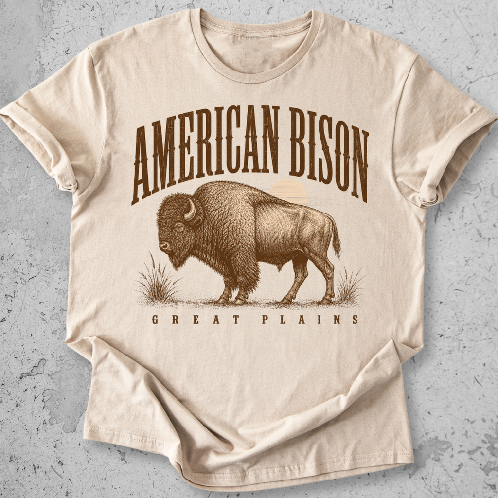 American Bison Great Plains T-Shirt