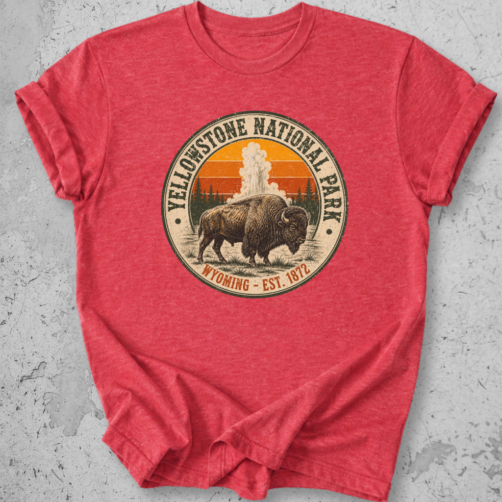 Yellowstone Medallion Bison T-Shirt