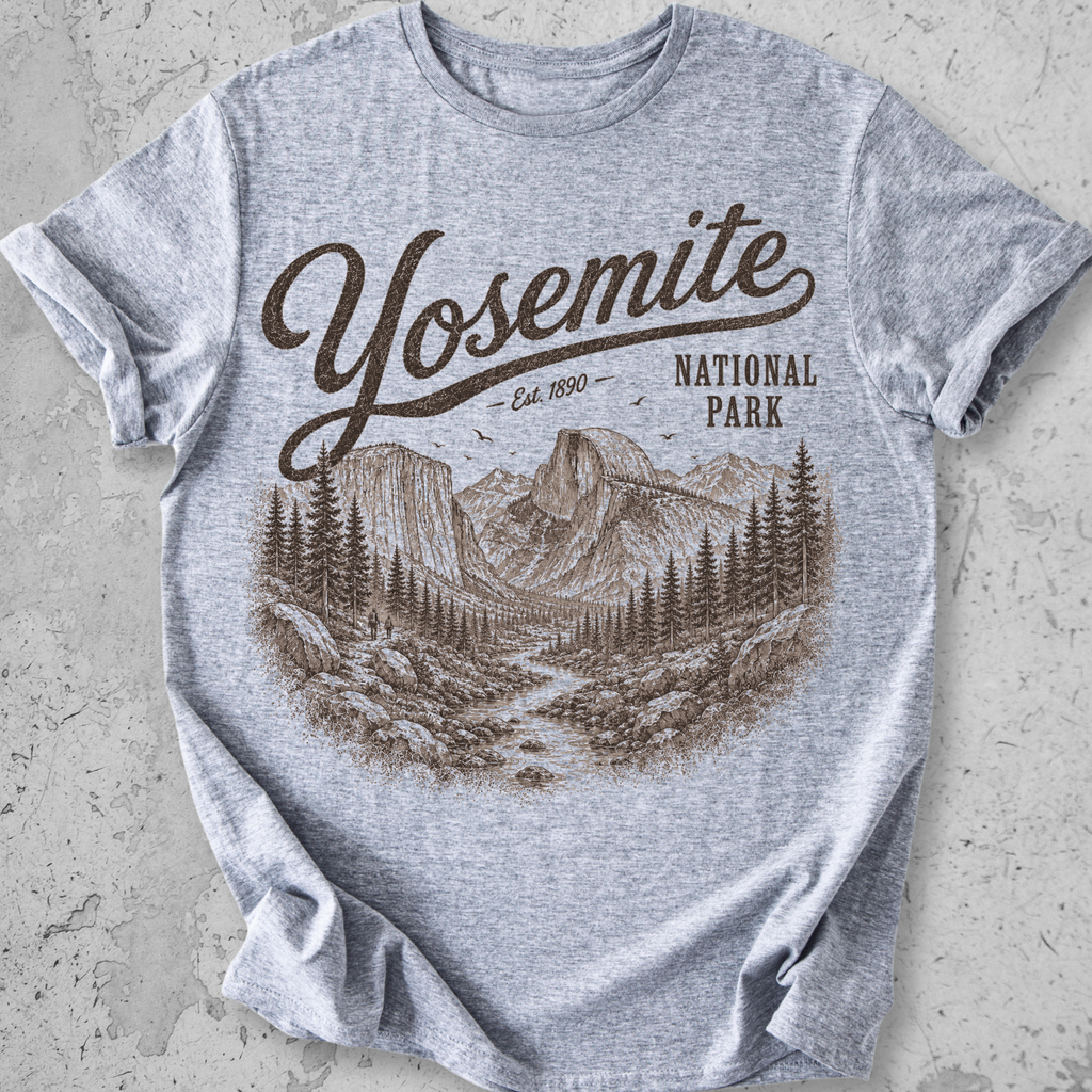 Yosemite El Capitan Vintage  T-Shirt