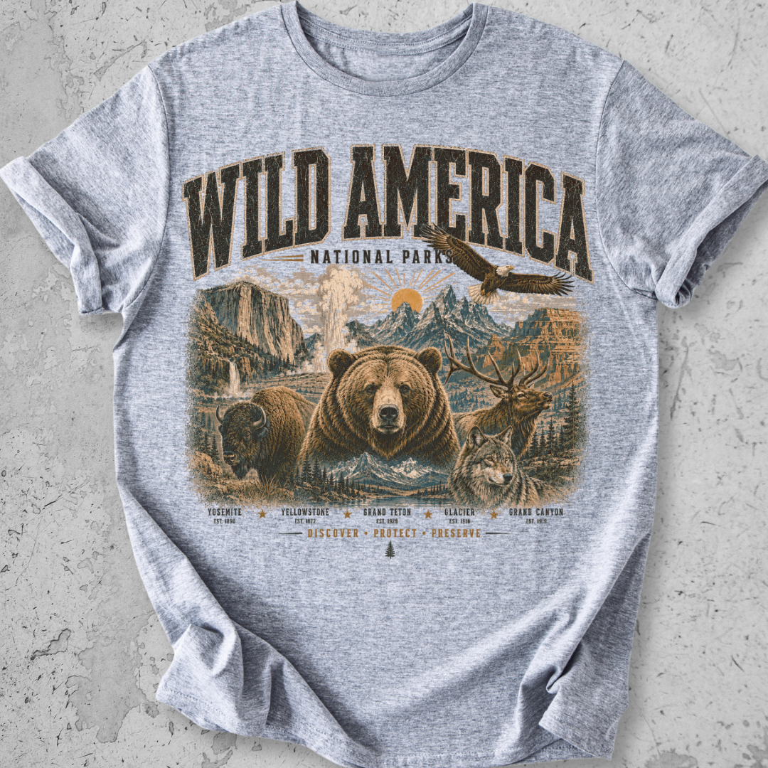 Wild America National Parks T-Shirt