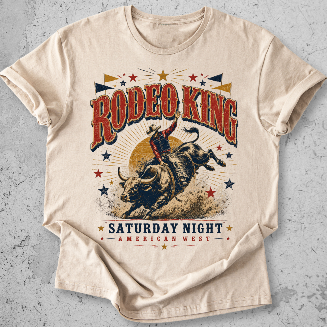 Rodeo King Saturday Night T-Shirt