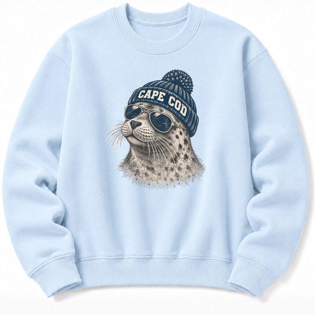 Otter Beanie Sweatshirt