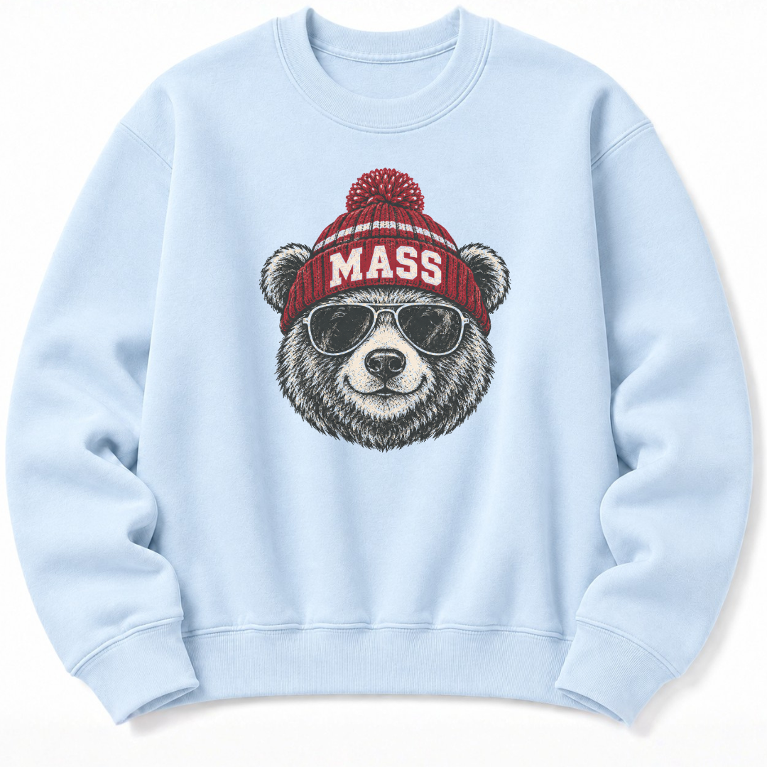 Mass Bear  Beanie Sweatshirt