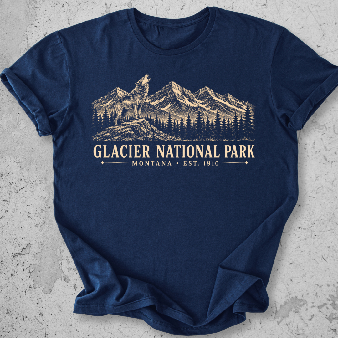 Glacier Wolf Vintage  T-Shirt