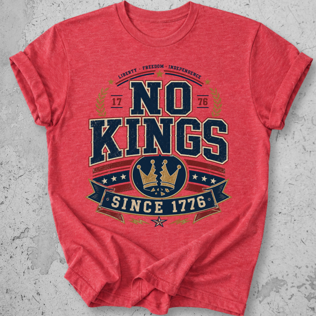 No Kings Varsity T-shirt
