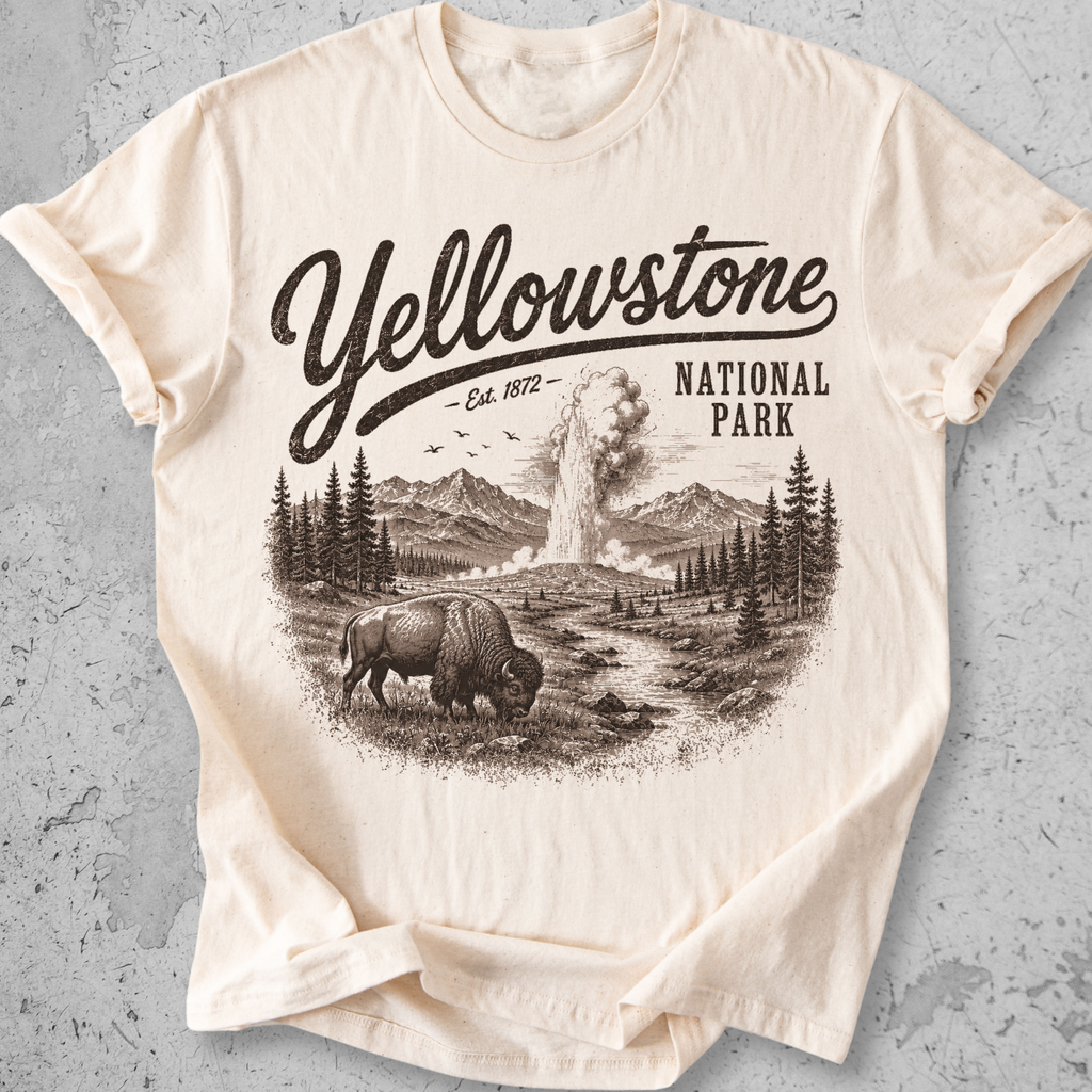 Yellowstone Vintage Bison T-Shirt
