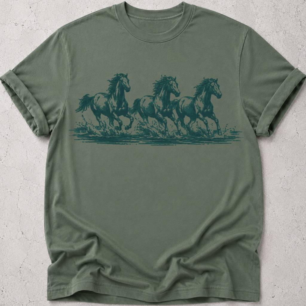 Wild Horses Galloping T-shirt