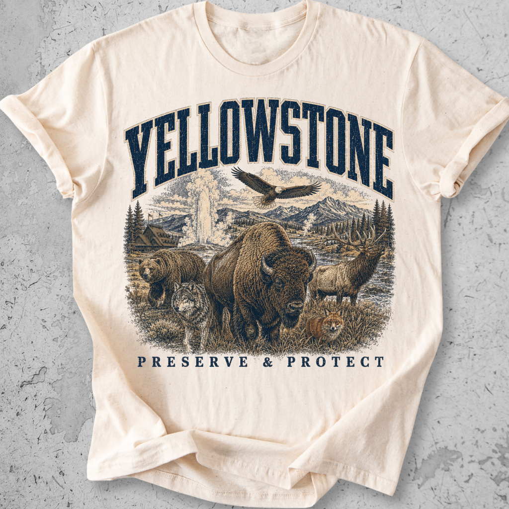 Yellowstone  Preserve & Protect  T-Shirt