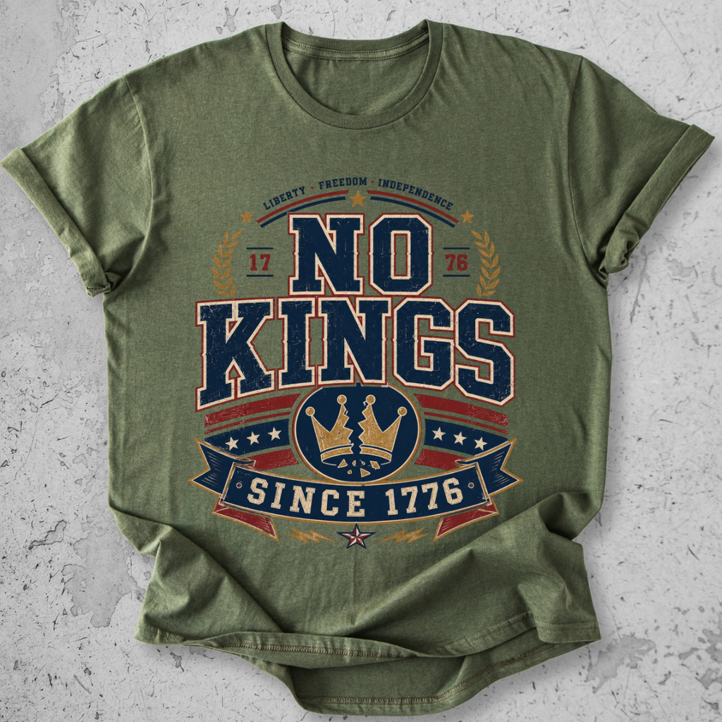 No Kings Varsity T-shirt