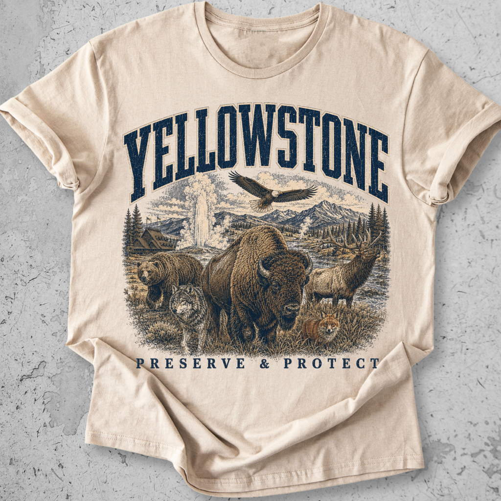 Yellowstone  Preserve & Protect  T-Shirt