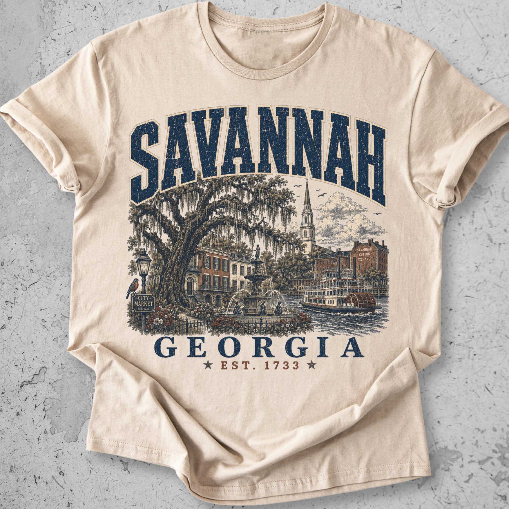 Savannah Cityscape T-Shirt