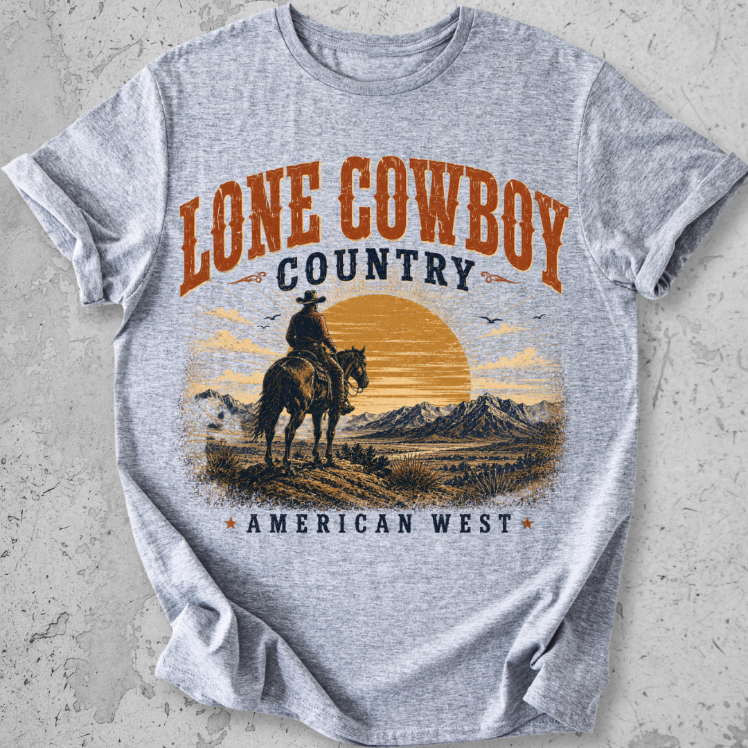 Lone Cowboy Country  T-Shirt