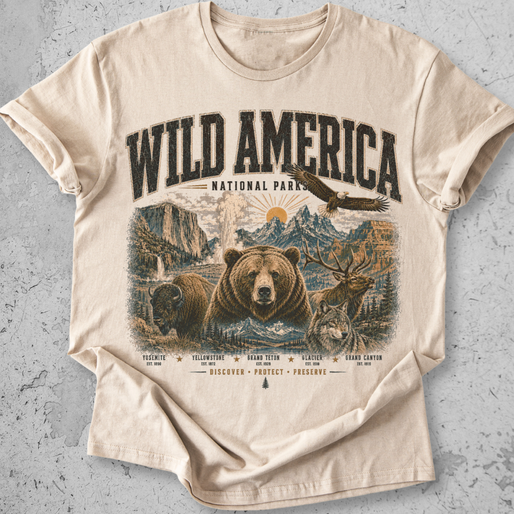 Wild America National Parks T-Shirt