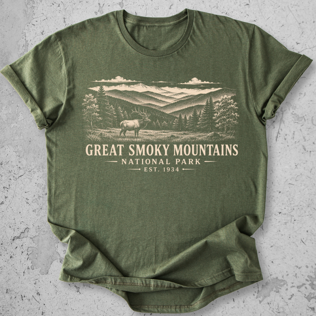 Great Smoky Mountain Elk  T-Shirt