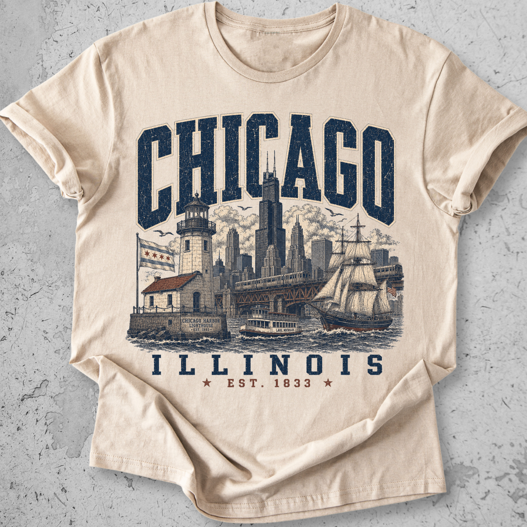 Chicago Cityscape  T-Shirt