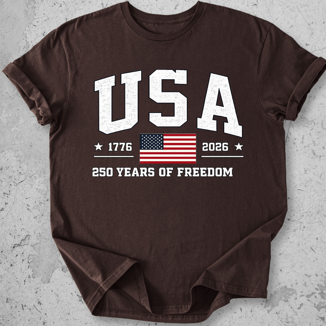 USA 250 Collegiate   T-Shirt