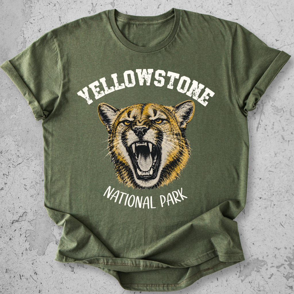 Yellowstone Mountain Lion  T-Shirt